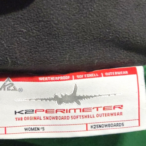 K2 Perimeter Women's Snowboarding Softshell Jacket Size Small Gray Down YKK Zipp - Picture 9 of 17